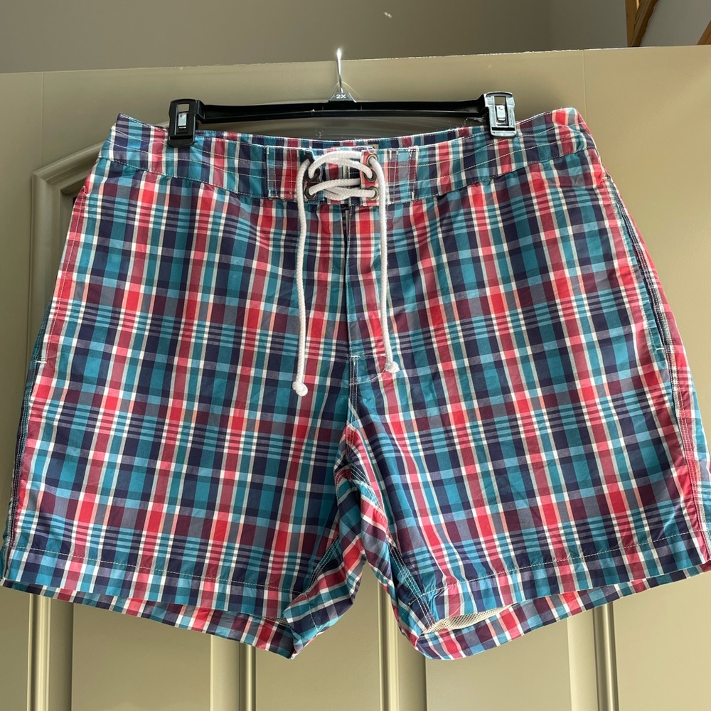 Mens J Crew Original Shortboard Trunks. Size 38